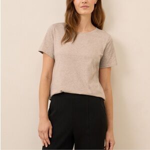 Pact Taupe Tee